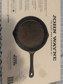 John Wayne Cast iron Frying Pan 10"