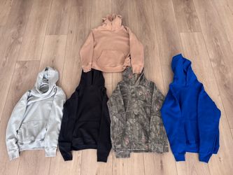 5 Hoodie Sweaters - Sizes 10/12 & 11/12