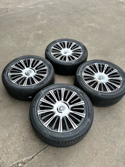 Cadillac Wheels with Landspider Citytraxx H/P Tires Set of 4