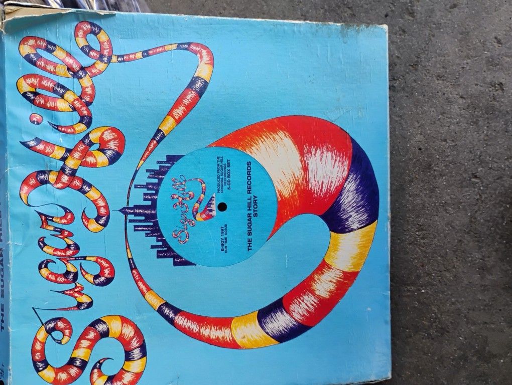 Sugar Hill Gang Studio Record Story CD Book Set New Never Use Original Box Compete With Bookstore Asking $100 Or Best Offer