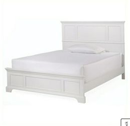 New in box Queen bed frame mattress not included