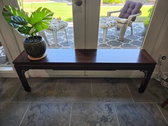 FREE low wall hugging asian plant stand tables (2)
