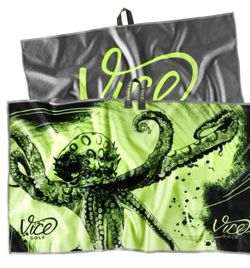 Vice Golf Shine Towel - Neon Lime
