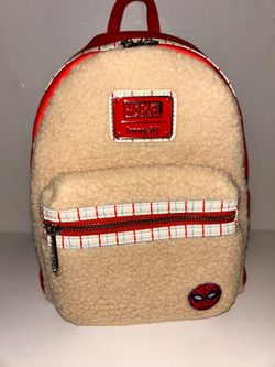 Loungefly Spider-Man sherpa backpack