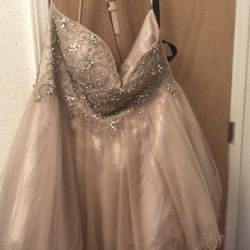 Light Pink Hoco Dress 