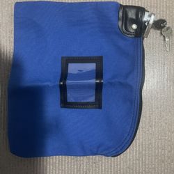 Secure Bank Money Bag With Key 