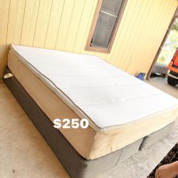 Matress And Box Spring Used Good Condition 