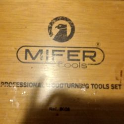 Mifer 8 Piece WoodTurning Tools 