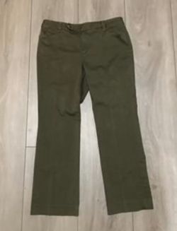 Lauren by Ralph Lauren Adelle Size 10p Flat Zip Front Pants