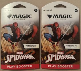 MTG: Magic The Gathering Marvel Spider-Man Play Sleeved Booster Pack  🔥