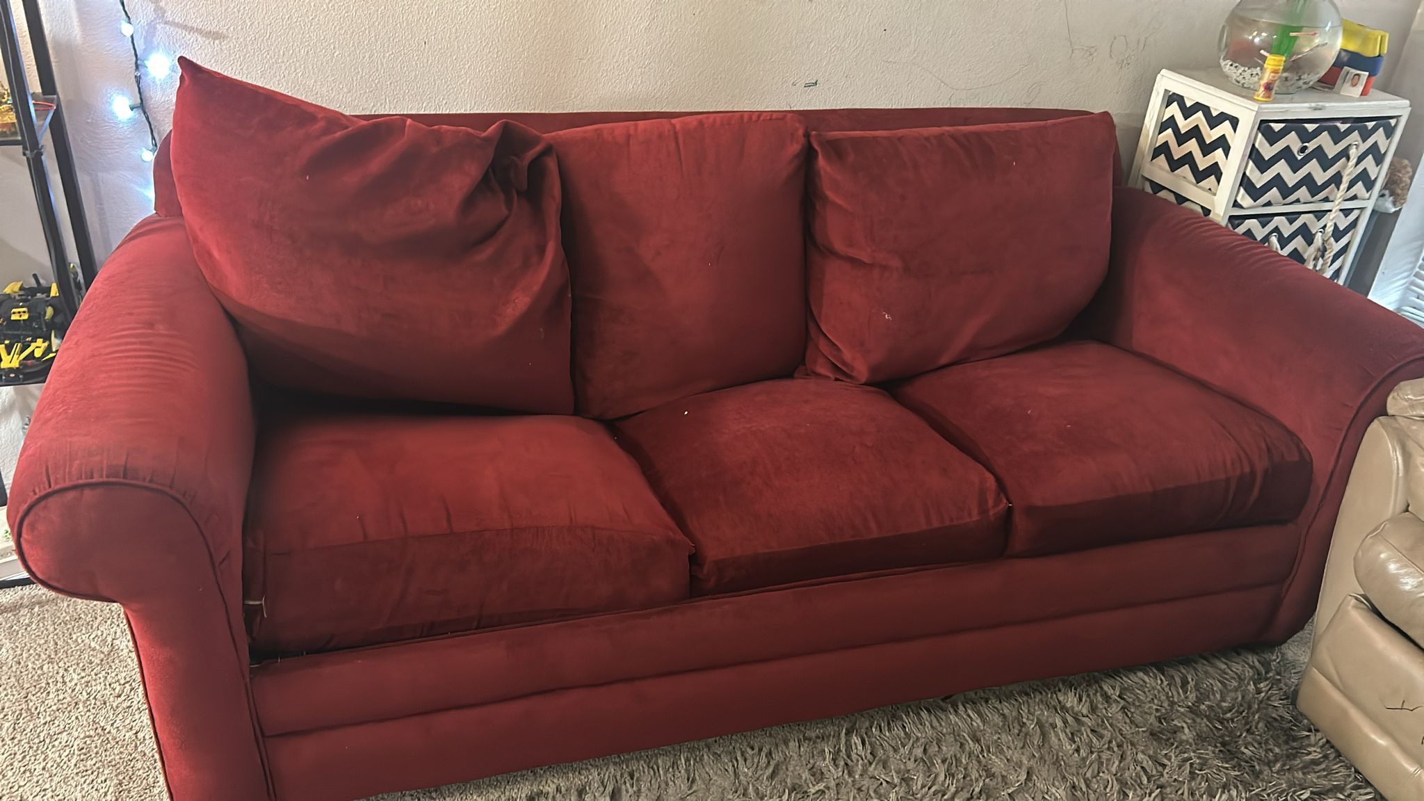 Red Couch Bed Come Couch