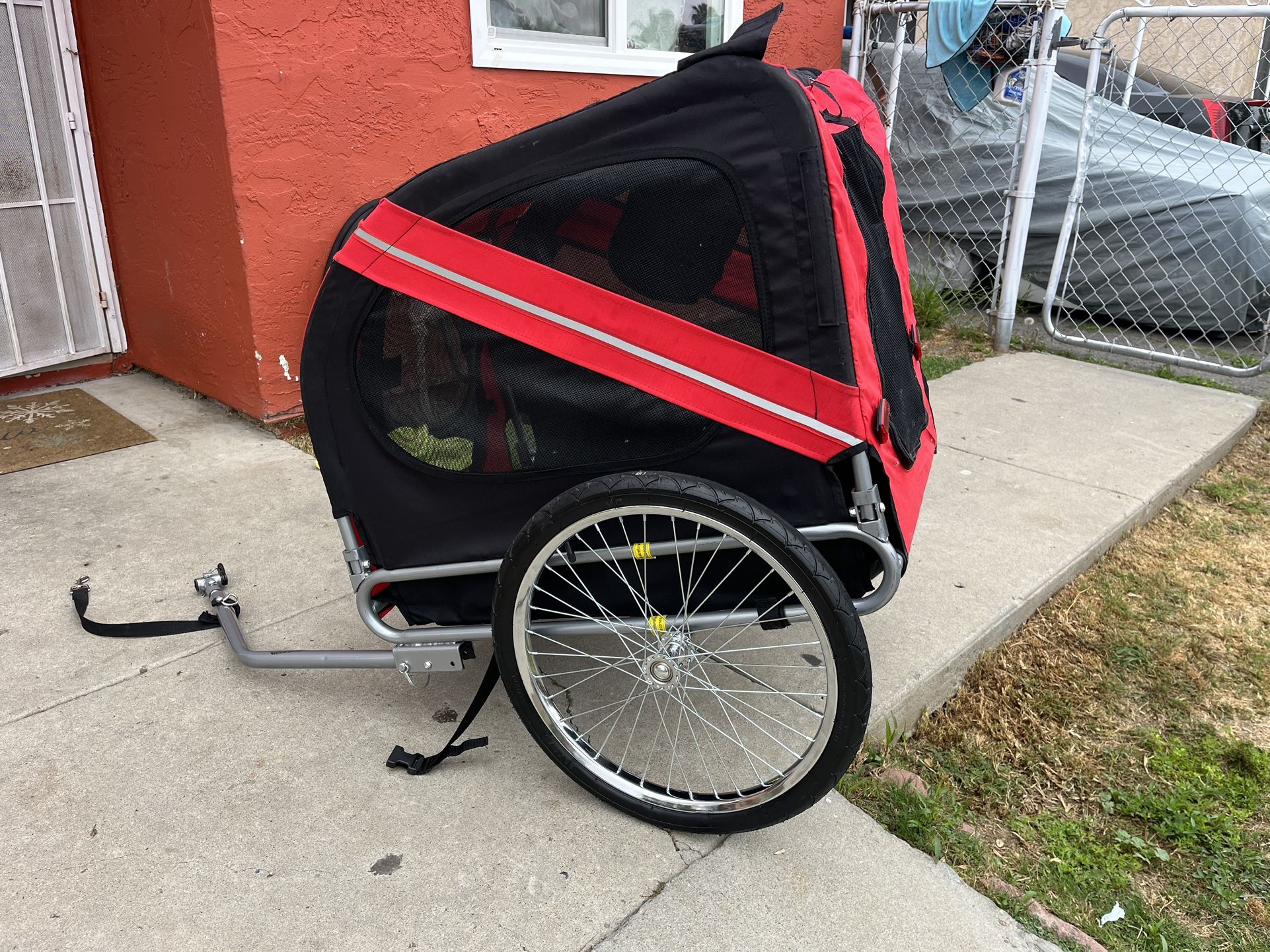 Dog bike trailer