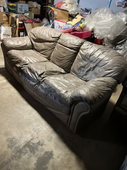 Leather Couch 