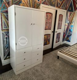 White 6 Drawer Closet 