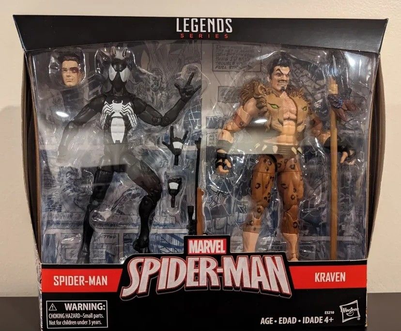 Marvel Legends Kraven The Hunter Vs. Spider Man Two Pack