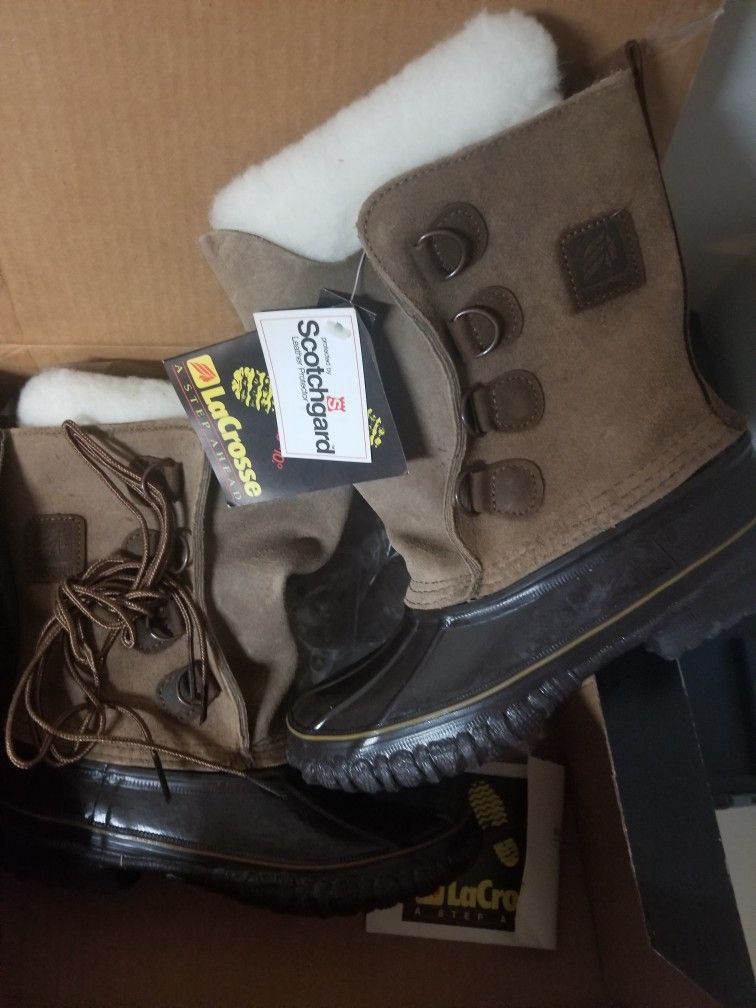 Brand New Sz 6 Lacrosse Fur Lined Boots Brand New
