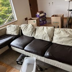 Room And Board Leather Couch