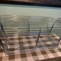 5 PCs Set Rack Chafing Buffet Chrome Metal Frame, Food Warmer For Parties & Events 