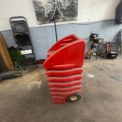 Tempo Gasoline Caddy – 14 Gallon – $120
Heavy-duty Tempo gasoline transfer tank with wheels. With 80W 90 Oil