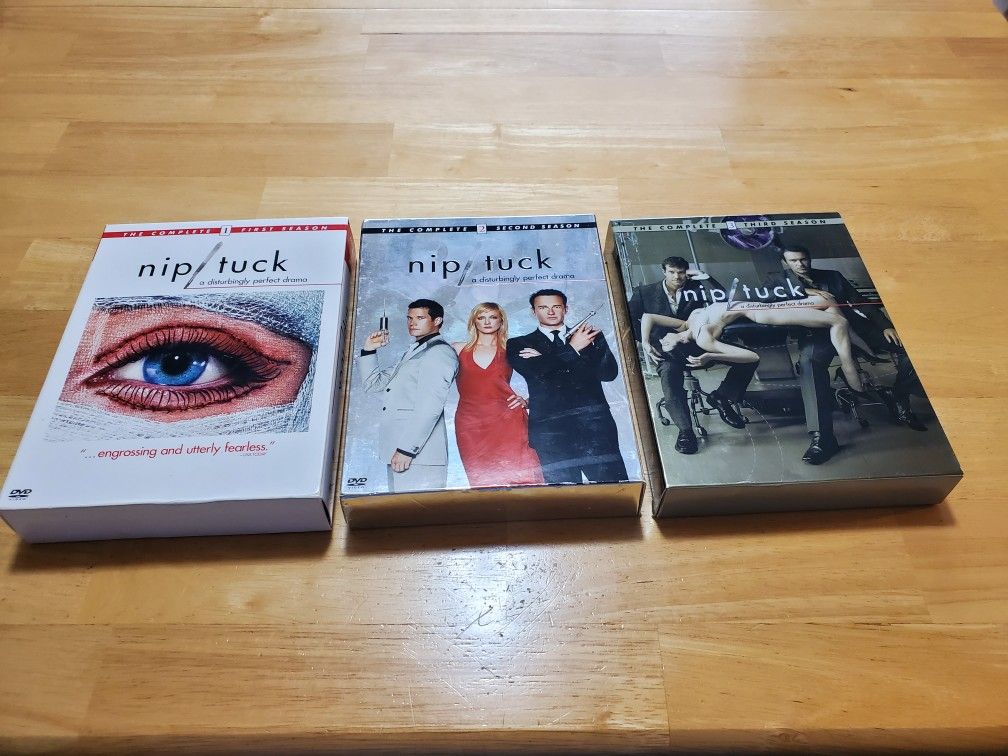 Nip/Tuck seasons 1-3 on DVD
