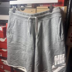 Grey Nike Sweat Shorts Size Large Lightly Used
