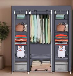 Portable Fabric Wardrobe Closet Organizer