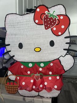 NOT FREE- Hello kitty strawberry piñata