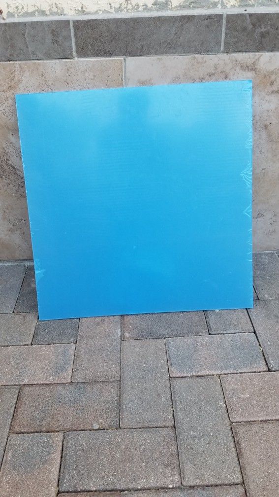 20" X 20" CLEAR PLASTIC GLASS 1/4" thick.