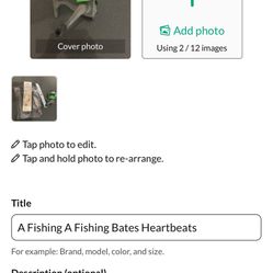 Fishing Reel And Fishing Heartbeats On Setting