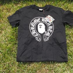 Bape x Chrome Hearts Logo Tee
