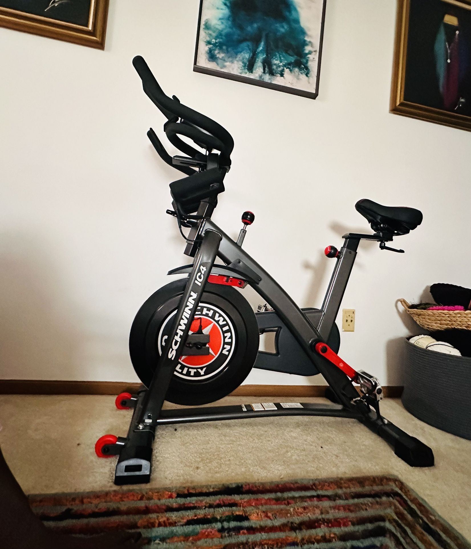 FOR SALE: IC4 Schwinn Exercise Bike (Like New). BARELY USED