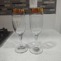 Copas Para Brindis Novio Y Novia