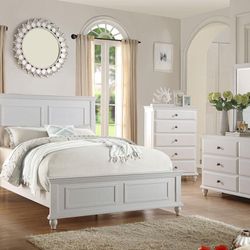 White King Bed Frame - Dressers Sold Separate 