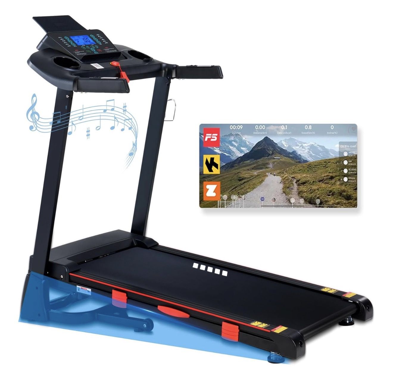 Treadmills for Home, 15% Auto Incline