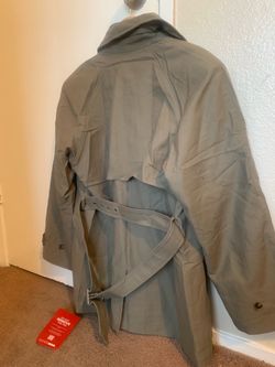 Fashion Nova Olive Belted Trench Coat