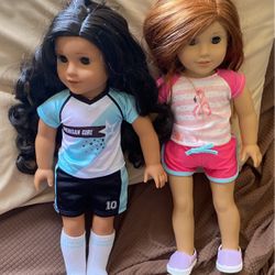 2 American Girl Dolls