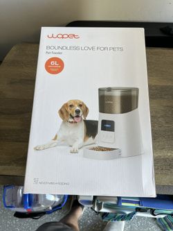 WOPET Automatic Pet Feeder 6L Cat Dog Food Dispenser