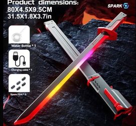 LED Light-Up Toy Sword with USB Charging