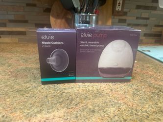 Elvie Single Wearable Breast Pump with Nipple Cushions
