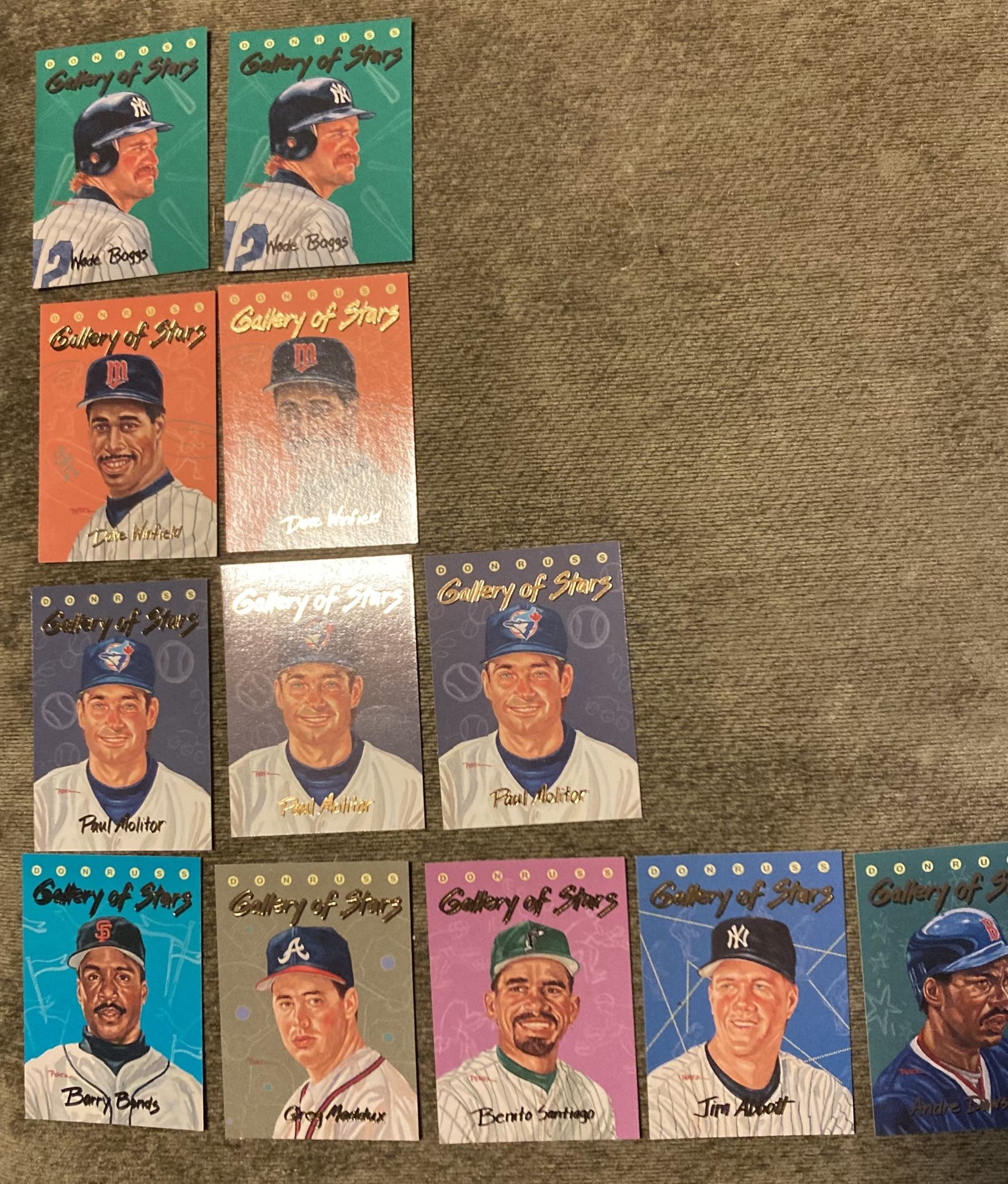1993 DONRUSS Gallery Of Stars Cards-HOF’s