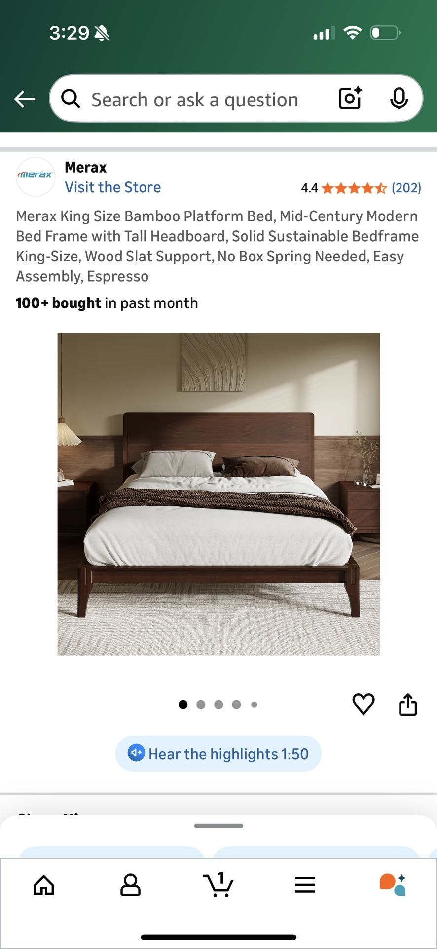 King Size Bed Frame