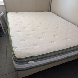 Bed Frame And Like New Mattress