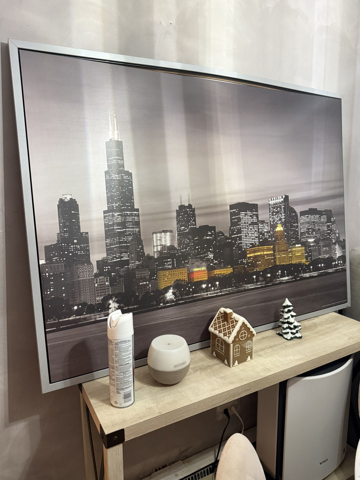 IKEA KLAMBY Picture-Chicagis o skyline-55x39 ¼ "