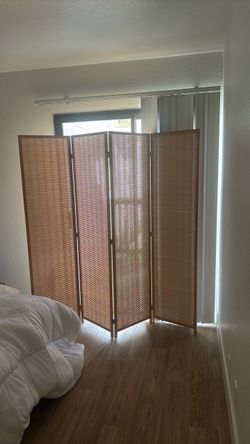 Bamboo room divider/shade