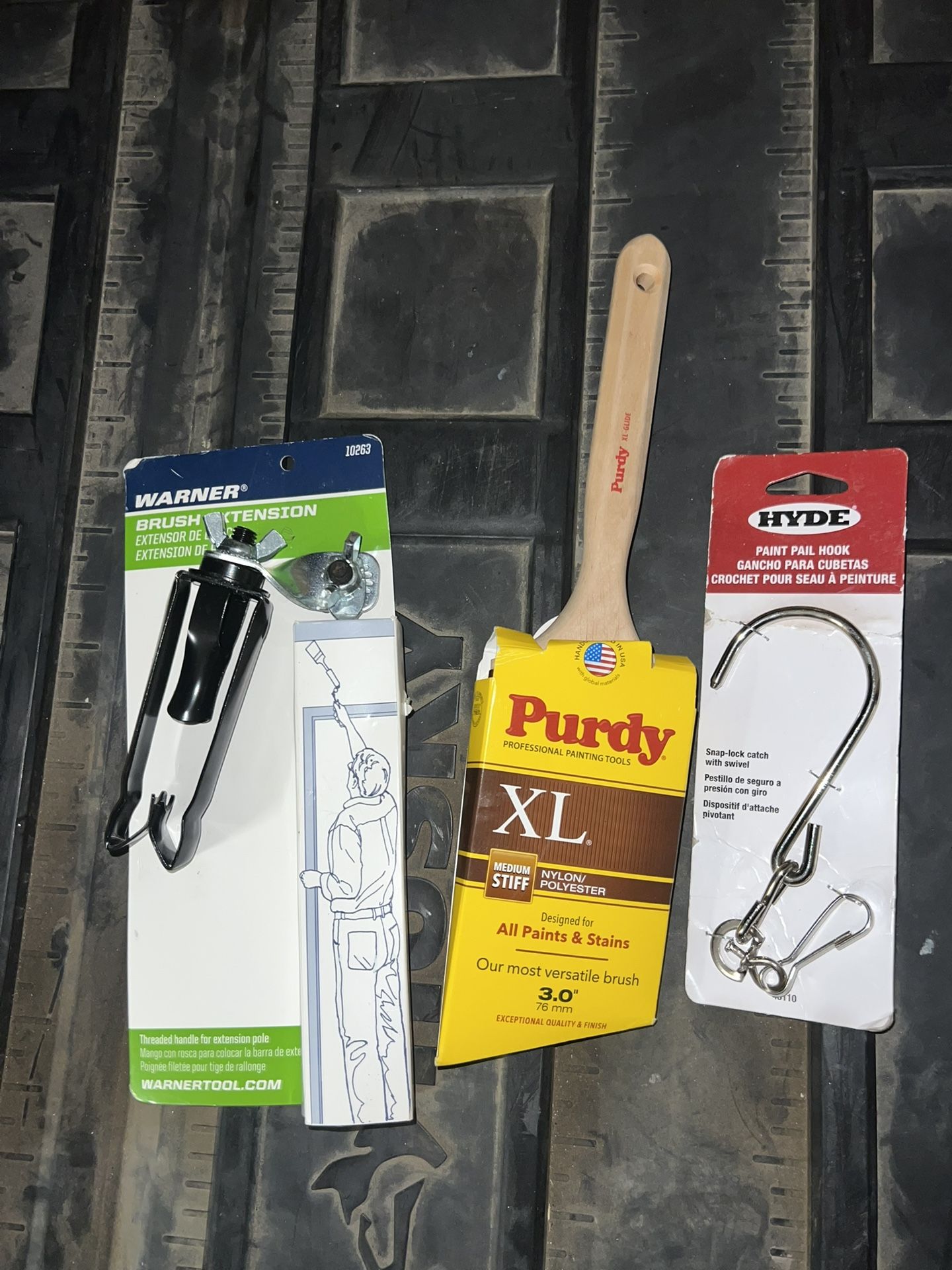 PAINT Supplies - Brush - Extension - Bucket Hook