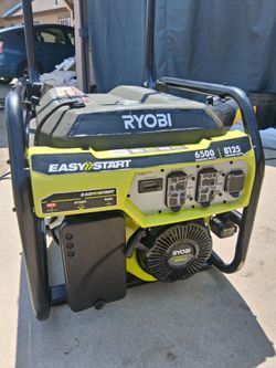 Ryobi Generator 8000/6125 watts need gone today