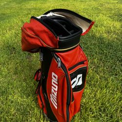 Mizuno Golf Cart Bag – Classic Red/Black – Great Condition – $89