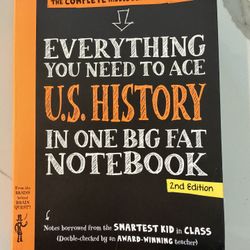 EVERYTHING YOU NEED TO ACE US. HISTORY IN ONE BIG FAT NOTEBOOK $12