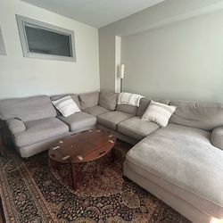 beige sectional