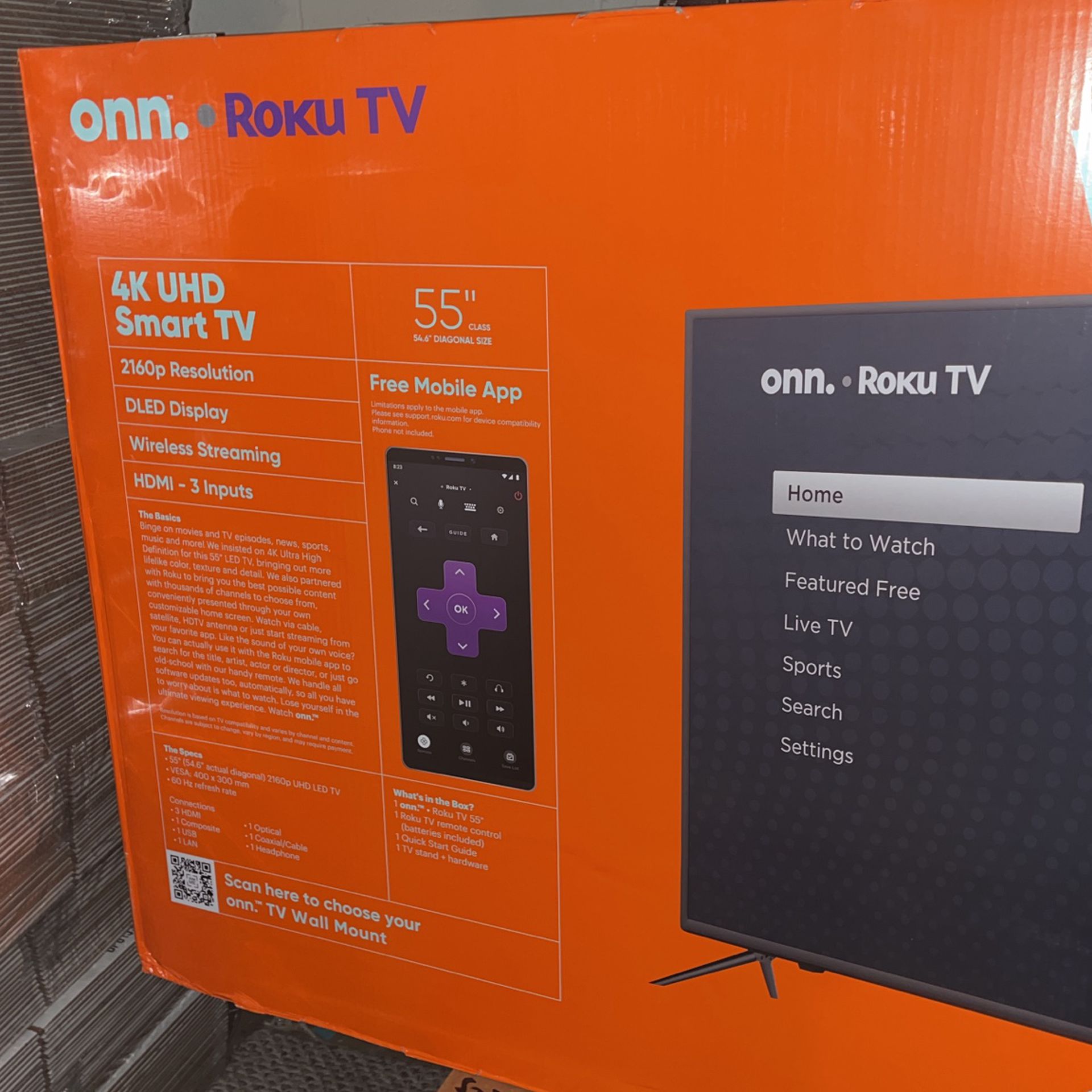 4K UHD Smart Tv (BRAND NEW)